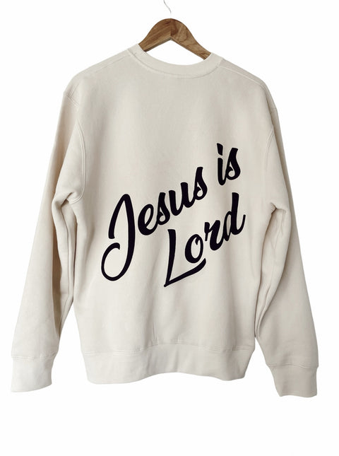 JESUS IS LORD IVORY PULLOVER