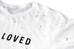 YOU ARE LOVED WHITE VINTAGE DISTRESSED T-SHIRT