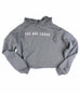 YOU ARE LOVED STORM CROPPED HOODIE