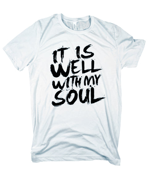 IT IS WELL ICE BLUE T-SHIRT