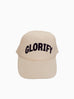 GLORIFY TAN TRUCKER HAT