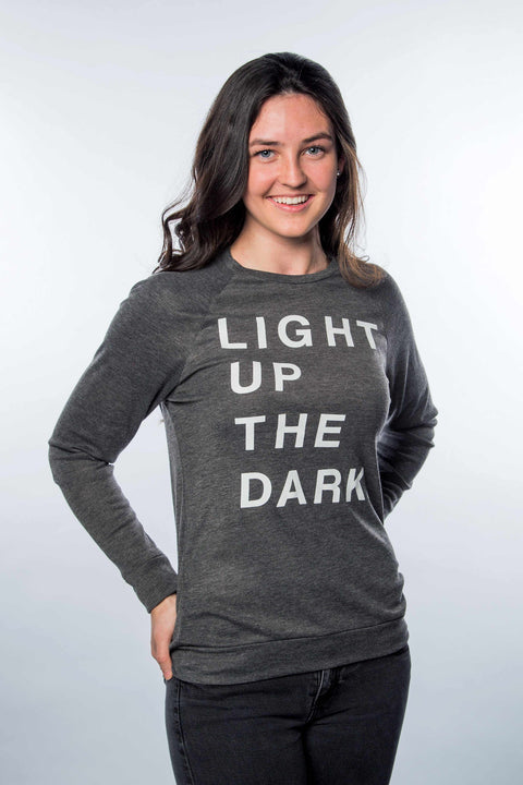 Light Up The Dark Gray Lightweight Sweater