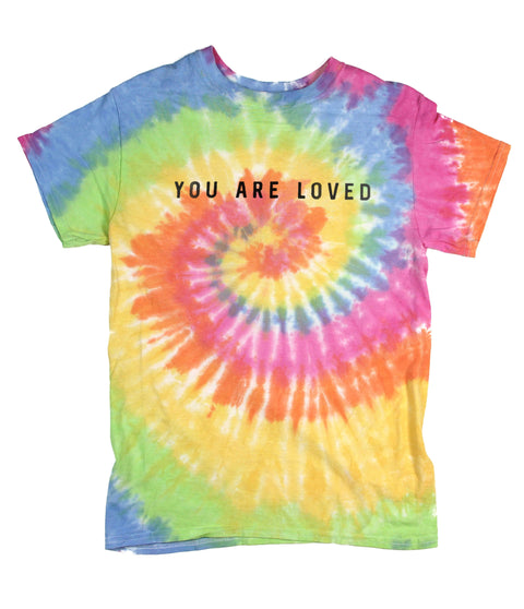 YOU ARE LOVED TIE-DYE TEE