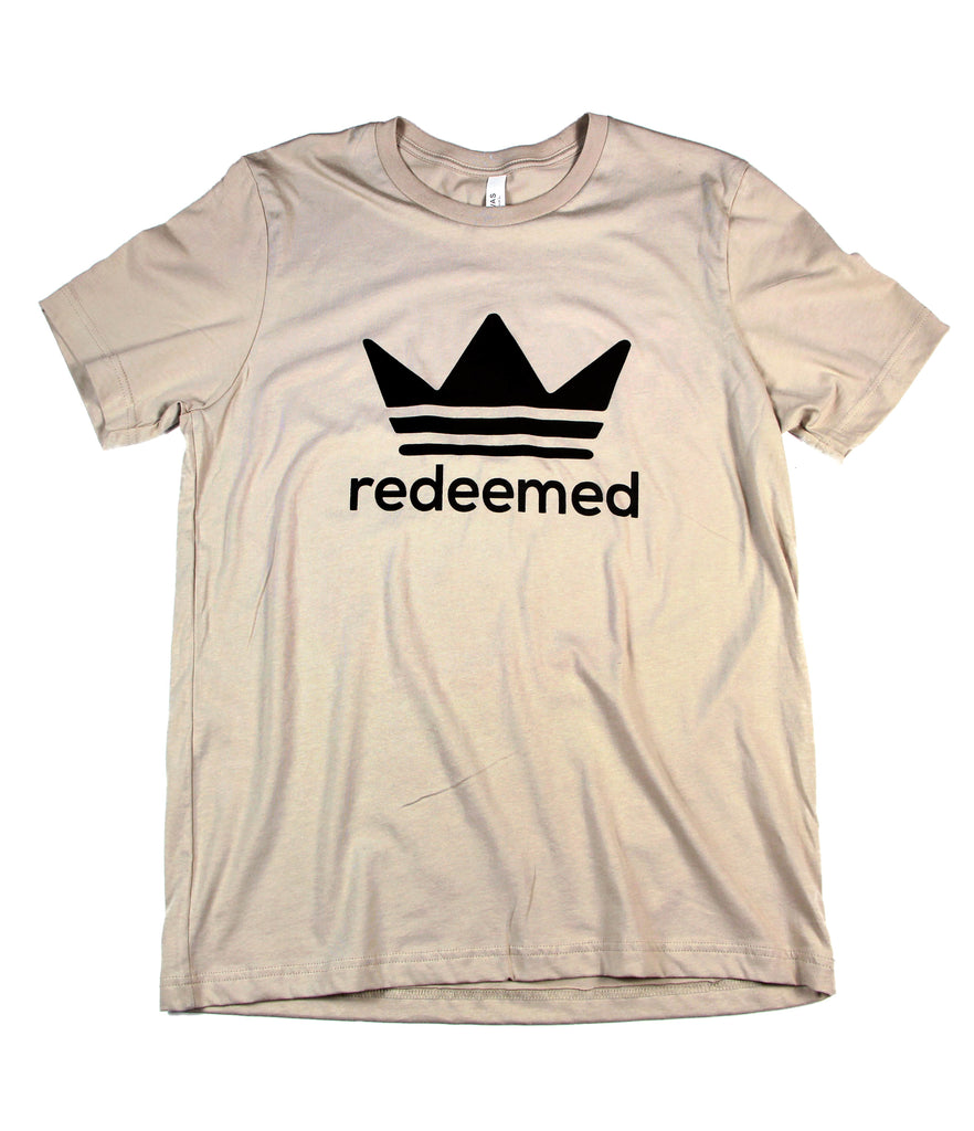 REDEEMED BY THE KING TAN TEE