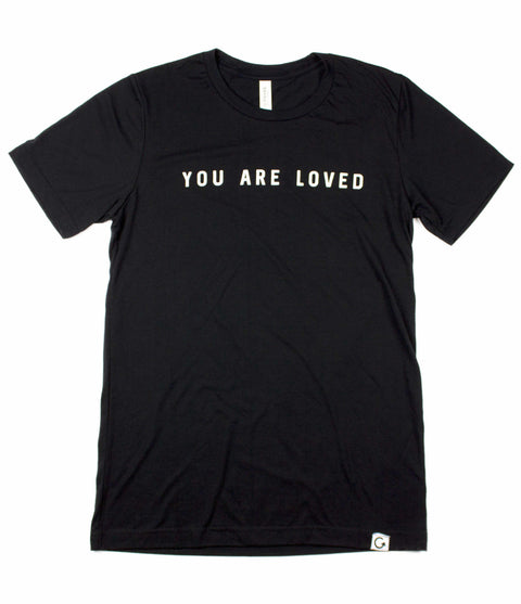 YOU ARE LOVED BLACK T-SHIRT