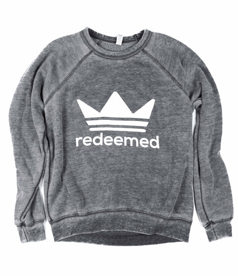 REDEEMED ACID WASH PULLOVER