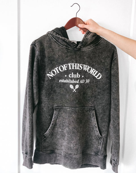 NOT OF THIS WOLRD CLUB MINERAL WASH HOODIE