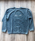 LOVE WELL SLATE BLUE CORDUROY PULLOVER