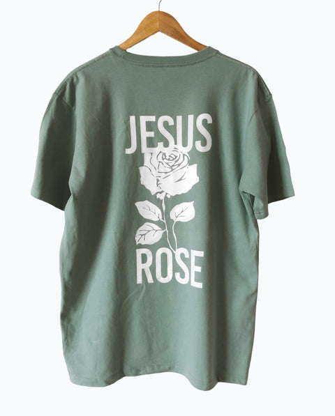 JESUS ROSE SEA GREEN SLEEVE T-SHIRT