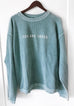 YOU ARE LOVED SEAFOAM CORDUROY PULLOVER