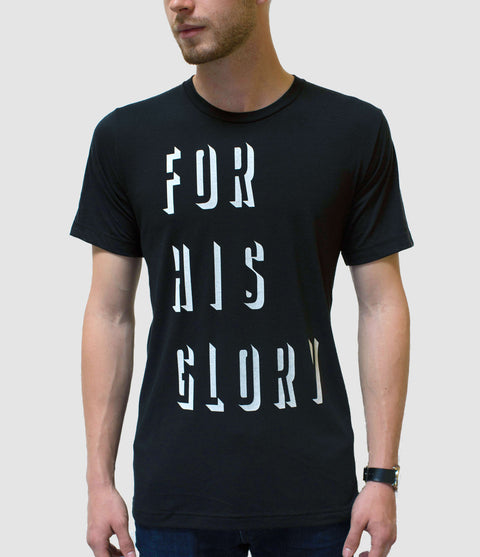 FOR HIS GLORY BLACK T-SHIRT