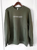 GOOD NEWS CARRIER MILITARY GREEN  CREW PULLOVER